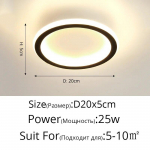 Lihtne &uuml;mmargune vahek&auml;iguvalgusti lae LED-lamp Diameetriga 25 cm Paigaldatud Creative K&ouml;&ouml;gi laevalgustid Ruudukujuline laelamp kodus siseruumides Warm white