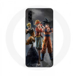 Coque Maniacase pour Samsung Galaxy A50 Sangoku naruto Luffy one piece Dragon Ball z 3D Anime manga