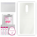 apgo MATTE Protective Skin Sticker for the back compatible with OnePlus 7T Pro 5G ML, Wrap Film, Hydrogel Film, Flexible, Soft TPU with positioning la
