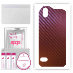 apgo skin sticker film foil vinyl for the BACK compatible with Cat S61, scratch-resistant, easy to install - Carbon Chameleon CAKA5