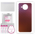 apgo skin sticker film foil vinyl for the BACK compatible with Nokia 8.3 5G, scratch-resistant, easy to install - Carbon Chameleon CAKA5