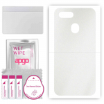 apgo Protective Skin Sticker for the back compatible with Oppo A7n, Wrap Film, Foil, Vinyl - Pattern Matte Transparent