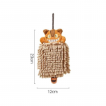 Cartoon Animal Cat k&auml;ter&auml;tik k&ouml;&ouml;ki Vannituppa Pehmest mikrofiibrist &scaron;enillist &uuml;liimav kiiresti kuivav taskur&auml;tik kodur&auml;tikud pruun