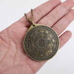 Seitsme peaingli pitsat meeste kaelakee Vintage Solomon Talisman kaelakee kaitseehted