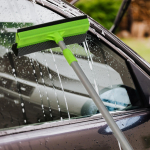 Window Squeegee Adjustable Highly Absorbent Sponge Professional 2 in 1 Cleaner Cleaning Brush
