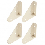 4 tk 90-kraadise nurgaga nurgaga &uuml;hendusklambrid roostekindlad korrosioonikindlad nurgaklambri kinnitused beež