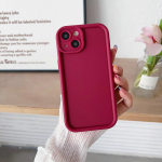Dopamiinist &uuml;hev&auml;rviline pehme silikoonkorpus Moodne Paindlik TPU &uuml;mbris, t&auml;ielik tagakaas iPhone'ile Samsung Xiaomi Poco Redmi iPhone 5 veinipunane v&auml;rv