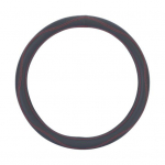 Auto Rooli Kate Vastupidav Mikrokiud Kunstnahk Reljeefne Rooli Kaitse must/punane