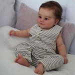 Suur Suurus 60cm Maddie Reborn Nukk Pehme Puudutusega Riidest Keha Taass&uuml;nni Nukk Adorkable Realistlikud Beebinukud Lastele Laste S&uuml;nnip&auml;evakingitus Maja M&auml;ngimise M&auml;nguasjad 60cm cloth body