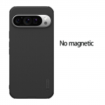 Google Pixel 9 Pro XL telefoni&uuml;mbrise jaoks Nillkin Super Frosted Shield Pro Magnetic Hard PC+TPU Shell p&otilde;rutuskindel tagakaas No Magnetic Black