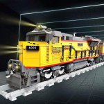 City Power Function Orbit Train AC6000 Raudtee Express Ehitusklotsid Plokid Kokkupandav Mudel M&auml;nguasjad Poistele Lastele Laste S&uuml;nnip&auml;evakingitus No Box