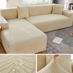 Paksemad veekindlad žakaarv&auml;rvi diivanikatted elastsed nurgad 1/2/3/4 istmed Tahke diivanikate L kujuga diivanikate kaitsekatted 1 SEAT (90-140CM)