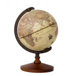 Maakera maailmakaart inglise keeles Retro puidust alus Maa instrument Geograafia Haridus Maakera t&ouml;&ouml;laua kaunistus