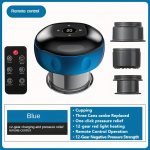 Kaugjuhtimispuldiga Model 12 Gear USB laetava dekompressioonpurgi ekstraktoriga, 3 purki vahetatav, kaugjuhtimispuldiga, 3 v&auml;rvi valikuline valge