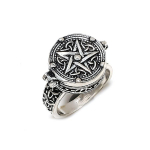 Natural Vintage Star Gemstone 925 Sterling Silver Jewelry Ring Size 5.5 b3h58