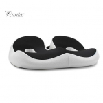 Ergonoomiline padi hemorroidist istmepadi sabaosa survet leevendav m&auml;luvaht tugi, pehme fliiskangas seljavalu leevendav aeglane tagasil&ouml;&ouml;k, mugav must