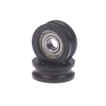 4*15*6Mm U-soonega nailonkattega plastikust minirihmaratta soonega rullratas 604 laagriratas Delrin m&auml;hitud