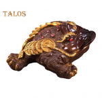 K&auml;rnkonna tee Lemmiklooma v&auml;rvi muutev vaigu ornament Rikkus Attraktsioon Kung Fu tee lemmiklooma kodukontori kirjutuslaua sisustus teetseremoonia tarvik kuldne