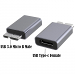 Alumiiniumsulamist adapter USB-adapter Type-C emane kuni USB3.0 Micro-B isane pistik