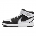 Air Jordan 1 Mid RM EasyOn GS Must Valge Laste tossud FQ1281-001 37.5