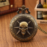 1 tk Fashion Classic meeste k&auml;ekellad kvartsist kaelakeega ripatsiga taskukell meestele, ideaalne valik kingituseks