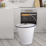 Emaili &auml;mber Enamelware mitmeotstarbeline paks sein isoleeritud k&auml;epidemega vee&auml;mbritega 5.5L