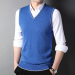 Villane vest Meeste S&uuml;gis Uus Pullover Noorte Soe Vest Varrukateta Vabaaja Mood Kootud Vest Meeste Top 105