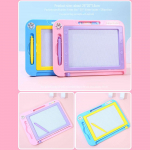 Lastele m&otilde;eldud magnetiline v&auml;rviline joonistustahvel hariv m&auml;nguasi varajaseks k&auml;sitsi maalimiseks ja grafiti kirjutamiseks 25*20cm