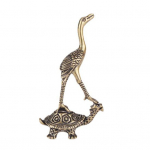 Veekindel kilpkonn kujukeseks lemmikloomaks peen s&uuml;mboliga vasest teekilpkonn koju