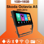 Android Carplay autoraadio Skoda Octavia A5 2005-2013 multimeediumipleieri peakomplekti stereo GPS-navigatsioon BT WIFI 2+32GB 1+16GB