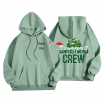 Naistemood Naiste kerge pikkade varrukatega taskutega pullover j&otilde;ulude graafiline kapuuts XXXL sinine