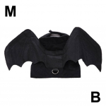 Halloweeni lemmikloomakost&uuml;&uuml;m &ndash; armsad mustad nahkhiiretiivad, rakmed koertele, peoks ja kassidele lemmikloomade kost&uuml;&uuml;m, saal T6U0 Black-M