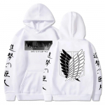 Kuum Anime Attack on Titan Hoodies Levi Shingeki No Kyojin Print Kapuutsiga meeste Naiste riided Suures suuruses dressipluus Harajuku Pullover S