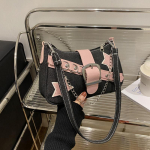 Star Pattern Y2K Hot Girl Chain &otilde;lakotid naistele Must roosa k&auml;ekott Luksuslik disainer Grunge kott Gooti mootoristiilis tropp