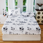 Deep Pocket kuninganna voodilinade komplekt &ndash; 3 tk pehmest mikrokiust kuninganna voodilinad Deep Pocket pleekimiskindlad voodilinad ja padjap&uuml;&uuml;rid 99x190+36cm-2 pillowases