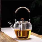 Teekann Kuumakindel klaasist teekomplekt Hiina kannu kohvifilter 1100 ml vastupidav veekeetja infusioon A With Filter