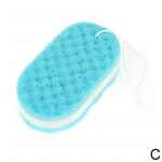 Kolmekihiline Wave Bath Sponge kehahari du&scaron;&scaron; Nahamassaaž Naha T&auml;iskasvanute Clean Remover Pintsel Cle J8N7 blue-One-size
