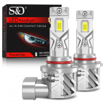 2tk 25000LM H8 H9 H11 LED esituli Canbus 9005 HB3 9006 HB4 H16(JP) CSP LED ventilaatorita esitulede pirnid udutuled Auto Lamp 6000K valge 12V 9005 HB3