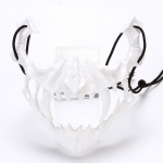 Halloweeni draakonijumala poolne n&auml;omask &otilde;udus Tiiger Yaksha Tengu inimhundi n&auml;okate, riietus, naljakas cosplay n&auml;okatte rekvisiidid Bird valge