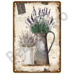 Vanad plekksildid lilled linnud auto metallist tahvel tervitusplakat Metallist seinakaunistused kohviku jaoks Koduaed Talu rannaonn &otilde;ues 20x30cm