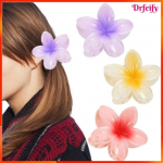 Juukseklamber - Drfeify - Hawaii klamber - Plumeria lill - Erksad v&auml;rvid - T&auml;iskasvanutele, unisex