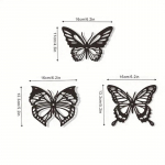 Uus metallist liblikas &otilde;&otilde;nsa seinakaunistus &ndash; loominguline rauast kaunistus | Stiilne kodu- ja v&auml;liripats | Elegantne metallist k&auml;sit&ouml;&ouml; helehall v&auml;rv