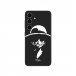 Coque Samsung Galaxy S24 plus Monkey D. Luffy black and white Maniacase
