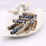 1 tk Tianyani l&auml;biva auguga helmed looduslikust kivist TianZhu isoleerivad helmed ehete valmistamiseks DIY kaelakee k&auml;ev&otilde;ru tarvik 1Pcs/47x13mm