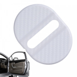 Ukse riivi kate autodele m&uuml;ra v&auml;hendav ukseluku kate 4 tk ukse riivi kate p&otilde;rutusi summutav ukseluku kaitse auto uks valge