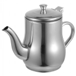 Roostevabast terasest &otilde;lipott, pudel, purk, s&otilde;el, filter, mee, k&ouml;&ouml;gim&auml;&auml;re, praktiline anum 19.00X13.50X9.50CM h&otilde;be