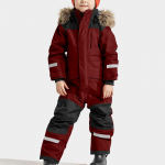 Lastele kost&uuml;&uuml;mid Jumpsuit Suusakost&uuml;&uuml;m poistele T&uuml;drukutele Talvine soe v&auml;likombinesoon Tuulekindel laste suusakomplekt 140cm veinipunane v&auml;rv
