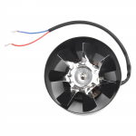 140 M&sup3;/H v&auml;ljalaskeventilaator 1 tk 20 W kanaliventilaator, sisemine vaikne must