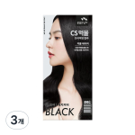 Man with Flowers CS Ink Premium Color Cream Hair Dye, N1 Black, 3 pcs. black