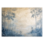 Taustapilt Mets udus 100x70 sinine